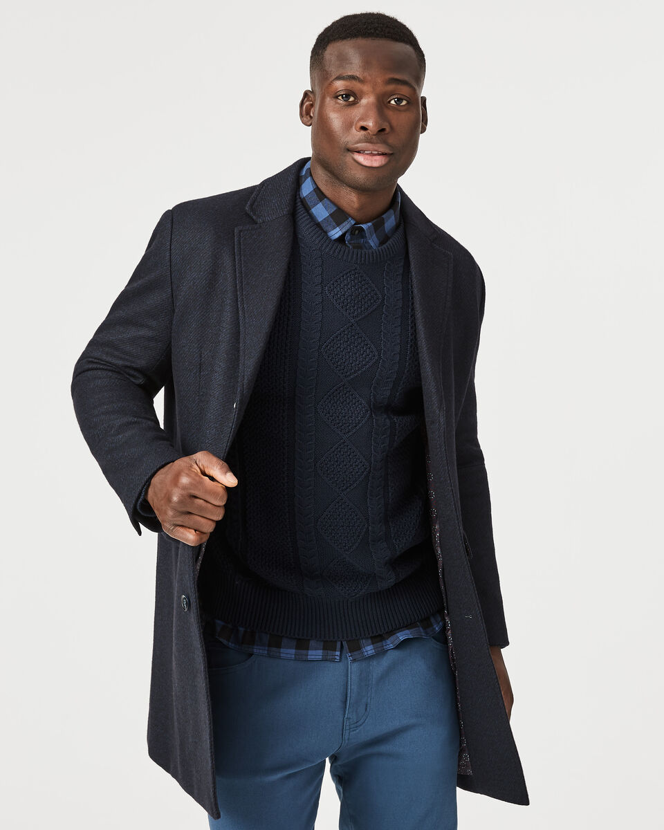 Gunnersbury Casual Jacket, Black/Navy, hi-res